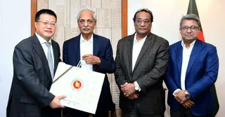 সংস্কৃতিমন্ত্রী-প্রতিমন্ত্রীর সঙ্গে চীন রাষ্ট্রদূতের সাক্ষাৎ